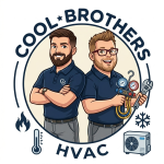 Cool brothers HVAC Logo