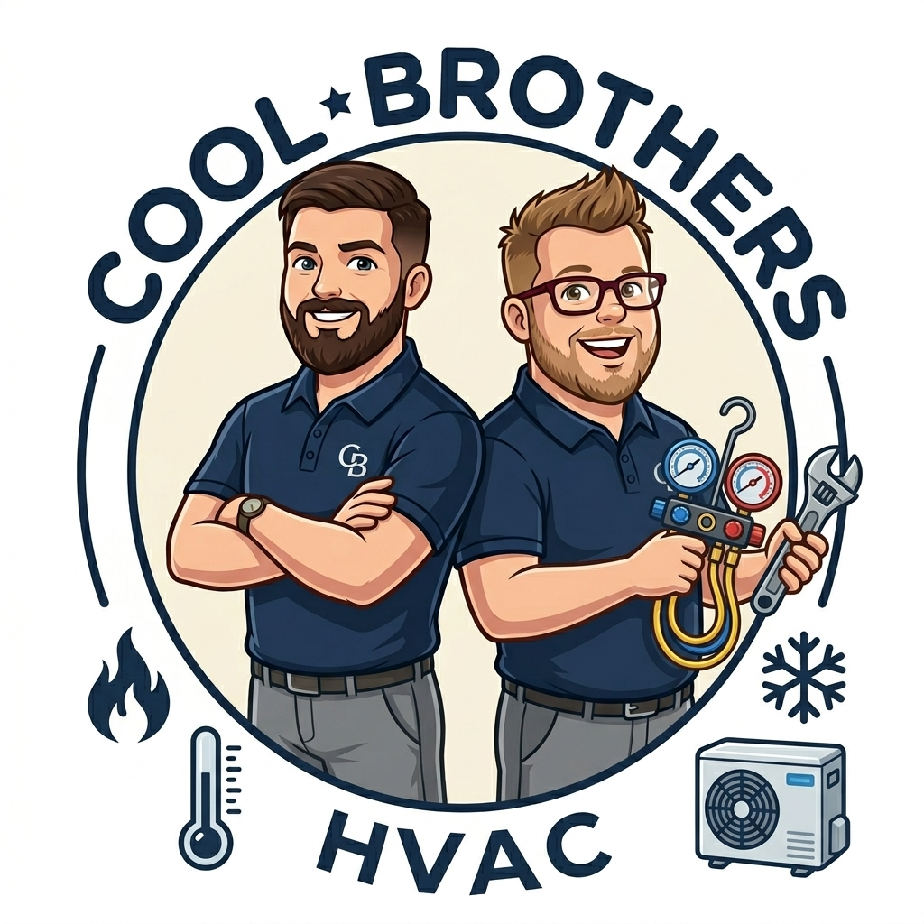 Cool brothers HVAC Logo